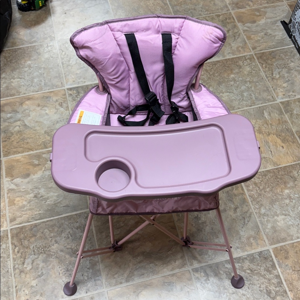 Foldable camping High Chair with Tray